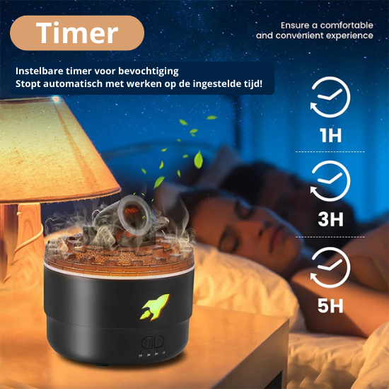 Rocket Diffuser | Perfect for relaxation and sleep, also for ADHD