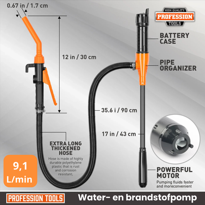 PowerPump | Snel en morsvrij vloeistoffen verplaatsen!