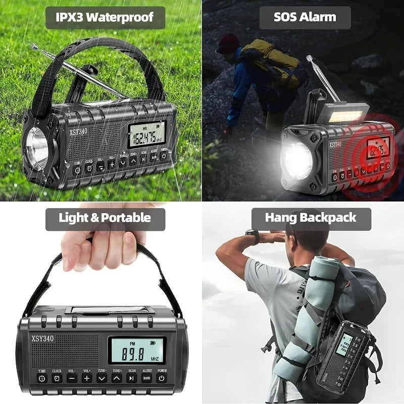 SurviveWave Pro – De Alles-in-één Noodradio voor Overleving en Bereikbaarheid