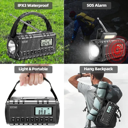 SurviveWave Pro – De Alles-in-één Noodradio voor Overleving en Bereikbaarheid