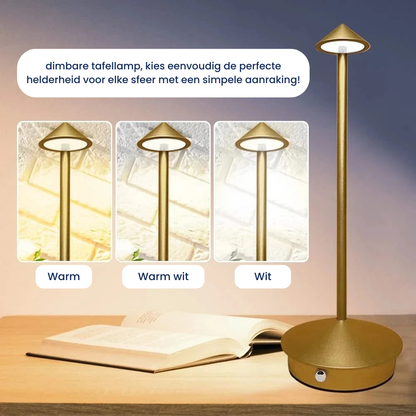 LumiGlow | Draadloze LED-tafellamp voor binnen én buiten